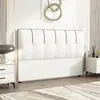 Cabecero de suelo tapizado de compra única cabecero de cama doble de madera maciza simple moderno de lujo ligero tablero de respaldo para dormitorio en casa