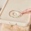 Cubo medidor de arroz a presión para el hogar, cubo para granos, gran capacidad, a prueba de humedad, a prueba de insectos, caja de almacenamiento de arroz, cocina, caja de arroz automática