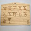 Dados de Haya de 12 Caras Dados Educativos Casuales Dados de Madera para Pareja de San Valentín Dados Poliédricos en Stock