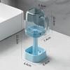 Suporte Vertical Simples para Escova de Dentes Copo para Gargarejo Dormitório Pasta de Dente Suporte para Escova de Dente Elétrica Pasta de Dente com Cabo Artefato de Lavagem
