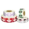 Rollos de pegatinas PET personalizados, permanentes e impermeables, adecuados para velas artesanales y etiquetas de empaque para mascotas