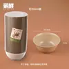 Conjunto de Louça Descartável Tigela de Casca de Arroz Tigela de Arroz Talheres de Camping Outdoor Pratos Utensílios Portátil Conjunto de Três ou Quatro Peças Doméstico