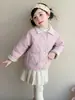 Chaqueta de Algodón para Niñas Otoño Invierno Nueva Elegante Casual Acolchada con Felpa Gruesa Ropa de Algodón Cálida Ropa de Abrigo Ropa de Invierno para Bebés Moderna