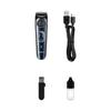 Kemei cortador de cabelo profissional KM-1256 de alta potência de dez velocidades ajustável salão de cabeleireiro mudo cabeça de óleo Clippers USB cortadores elétricos USB