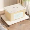 Base de Caja de Almacenamiento Movible Soporte Multifuncional Bandeja Organizador Tablero de Almacenamiento con Ruedas de Pie Estante de Almacenamiento Doméstico