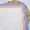 Tecido de gaze dupla camada 100% algodão, tecido fino de trama simples, estampa de bolinhas coloridas frescas de desenhos animados para bebês, tecido para roupão de dormir infantil