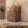 Mesa de Altar de Madera Maciza para Uso Doméstico con Portaincienso, de Doble o Triple Nivel, con Cajón y Tablero Deslizante para Estatuas de Guanyin y Dios de la Riqueza