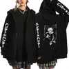 Suéter con capucha estampado de Cazador a Tiempo Completo de Anime HUNTER x HUNTER Venta Caliente Transfronteriza Cardigan Holgado Casual
