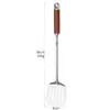 Espátula para Wok de Aço Inoxidável 304 Espumadeira Colher Escumadeira Utensílios de Cozinha Domésticos Espátula para Wok Conjunto de Colheres Espátula de Ferro Colher