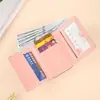 Nueva Moda Coreana Billetera Corta con Cremallera para Mujer Bordada en Forma de Corazón Bolso Clutch Color Sólido Simple Monedero Tarjetero