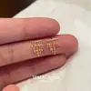 Pendientes de Borla con Lluvia de Purpurina Fina GalaxyGold para Mujer, Estilo Minimalista, Pendientes Impresionantes con un Toque de Lujo