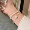 Pulsera de Camelia de Perla de Alta Calidad 2024 Nuevo Llegado de Verano Joyería de Pulsera de Lujo de Entrada de Nicho Accesorios Yiwu