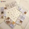 Pacote de Material DIY para Pulseiras de Acessórios de Joias com 10 Compartimentos Transfronteiriço Conjunto Completo de Pulseiras com Várias Contas de Formato Especial