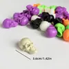 Vendas Diretas da Fábrica de Cabeça de Caveira de Plástico Caveiras Falsas Acessórios de Brinquedo de Halloween Presentes Temáticos de Casa Assombrada em Várias Especificações