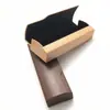 No. 15 Cajas de gafas rectangulares con tapa de espejo imitación madera anti-presión para uso comercial, lentes planas, venta al por mayor directa de fábrica