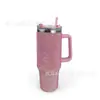 Nova Caneca Térmica de Aço Inoxidável 304 Adesivo de Diamante Porta-Copos de Carro 40oz Primeira Geração Alça Caneca Ice Buster Fabricante Personalizado Atacado