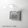 Toma de corriente estándar americana de 15 A, panel de alimentación de Taiwán de 110 V, interruptor de pared USB, vidrio templado oculto para hogar americano, color gris