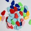 Dispositivo de reconocimiento de aguja de plástico con forma de gota para punto de cruz de color engrosado Enhebrador enhebrador de aguja en forma de gota