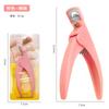 Nail Art Cortadores Estender Unha Falsa Peça em U em forma de francês DIY Cortadores de unhas Punho de plástico Fototerapia Manicure Cortadores de unhas