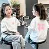 Camiseta de manga larga a rayas de patchwork 100% algodón puro, colección primavera/otoño 2026, top elegante y versátil para bebés y niñas, camiseta básica para niños