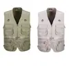 Chaleco Sanyou de fábrica para exteriores con múltiples bolsillos para hombre, pesca, montañismo, fotografía, chaleco de ocio, venta al por mayor transfronteriza