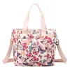 Bolso Grande de Mano para Mujer Bolso Nuevo Tipo Tote Bolso Pequeño Floral Fresco de Nailon Bolso Cruzado Casual para Mujer