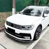 Adequado para Tiguan MK2 Rline 2017-2020 peças de modificação de spoiler dianteiro e lábio dianteiro integrado
