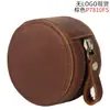 Carteira de Moedas de Couro Bovino de Primeira Camada Personalizada pelo Fabricante, Caixa de Armazenamento de Joias Feminina, Bolsa de Batom de Alto Padrão, Porta-Chaves, Porta-Moedas