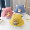 Gorro de Bebé Primavera y Otoño Delgado Gorro de Pescador para Bebé Otoño e Invierno Niños y Niñas Lindo Súper Lindo Sombrilla Gorro de Cubeta