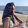 Bufanda de seda sintética para mujer, pañuelo cuadrado grande, pañuelo de gasa, chal de verano de alta gama para habitaciones con aire acondicionado, bufanda cuadrada cálida 90x90