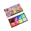 Pintura corporal de duas peças transfronteiriça tinta maquiagem de palco Halloween rosto oleoso cor facial à prova d'água fácil de limpar