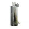 Chaleira para Água Quente de Aço Inoxidável Espessado com Chaminé Fogão a Lenha com Torneira Chaleira de Chaminé