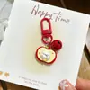 Lindo Llavero de Tarro de Miel de Pooh Divertido Colgante Ins Dibujos Animados Abeja Niña Corazón Suave Lindos Accesorios Colgantes