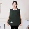 Nuevo Delantal Chaleco de Moda Impermeable y a Prueba de Aceite Ropa de Trabajo para el Hogar Cocina Catering Barista Hombro
