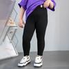 Leggings para Meninas Plus Size Primavera e Outono Tamanho Grande Calças de Malha Soltas para Meninas para Usar por Cima Elástico Alto Cintura Alta Tendência