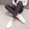 Jeans Skinny Preto de Cintura Alta Coreia do Sul Feminino Slim-fit Comprimento Oito Pontos Pequeno Outono e Inverno Nova Chegada Calça Lápis Rill