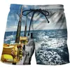Pantalones cortos casuales de playa estampados de verano para hombre 2023 transfronterizos europeos y americanos AliExpress pueden ser una generación de cabello