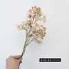 Nuevas Flores Artificiales de Aliento de Bebé de Tela de Seda para Bodas, Exhibidores de Ventanas del Hogar y Arreglos Florales; Decoraciones de Plantas y Flores Artificiales Transfronterizas al por Mayor