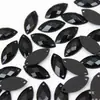 Rinestones Acrílicos Ojo de Caballo de 7*15mm Cosidos a Mano con Agujeros, Brillantes, Material para Manualidades y Accesorios de Ropa, Paquete de Materiales con Agujeros ZZ107