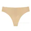 Calcinha Tanga Esportiva de Yoga Anti-Camelo Transfronteiriça Sem Costura Visible, Linha Anti-Constrangimento, Roupa Íntima Feminina Sem Costura