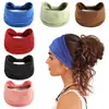 Banda Elástica Deportiva para el Cabello de Color Sólido Ancha Banda para el Cabello de Yoga Antitranspirante Absorbe el Sudor Diadema Macaron Banda para el Cabello de Cintura para Mujeres