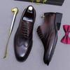 Couro Legítimo Couro Genuíno Moda Estilo Coreano Tendência Casual Sapatos de Couro Masculino Tamanho Grande Sapatos de Couro Bico Fino Sapatos de Couro para Casamento Noivo Masculino