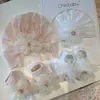 Sombrero de Bebé para Primavera y Otoño Dulce Copo de Nieve Lindo Sombrero Fetal para Bebé Niña Gorro para Fontanela de Recién Nacido Sombrero Indio Calcetines
