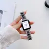 Para Apple AppleWatch7-1 Generación Tres Cepas Correa de Resina con Diamantes iWatch se Correa de Metal Disponible