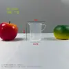 Taza medidora de PC de grado alimenticio de fábrica para tiendas de té de leche, Taza medidora de plástico con escala, Gran capacidad, Múltiples especificaciones, con tapa, Cilindro medidor comercial