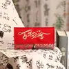 Tecido para Festas de Casamento no Atacado, Cerimônia do Chá de Noivado, Envelopes Vermelhos para Troca de Títulos, Venda Direta da Fábrica