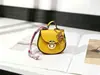 Nova Bolsa Transversal Mini Sela Pingente Bolsa Pequena Fashion Versátil Estojo para Fone de Ouvido Chaveiro Envelope Vermelho Porta-Moedas
