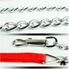 Correa para Perro Cadena de Hierro Perro Teddy Golden Retriever Cuerda para Pasear Perro Collar para Perro Pequeño Mediano Grande Correa para Perro
