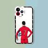 Rey del Fútbol Messi Manchester United C. Funda de Teléfono para iPhone 13 Pro Max, Celebración Clásica Ronaldo Rooney, Copa del Mundo, Cubierta Protectora