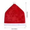 Nuevos artículos de decoración navideña transfronteriza: fundas de silla de felpa corta, fundas decorativas de mesa y silla de Navidad, accesorios de decoración para respaldo